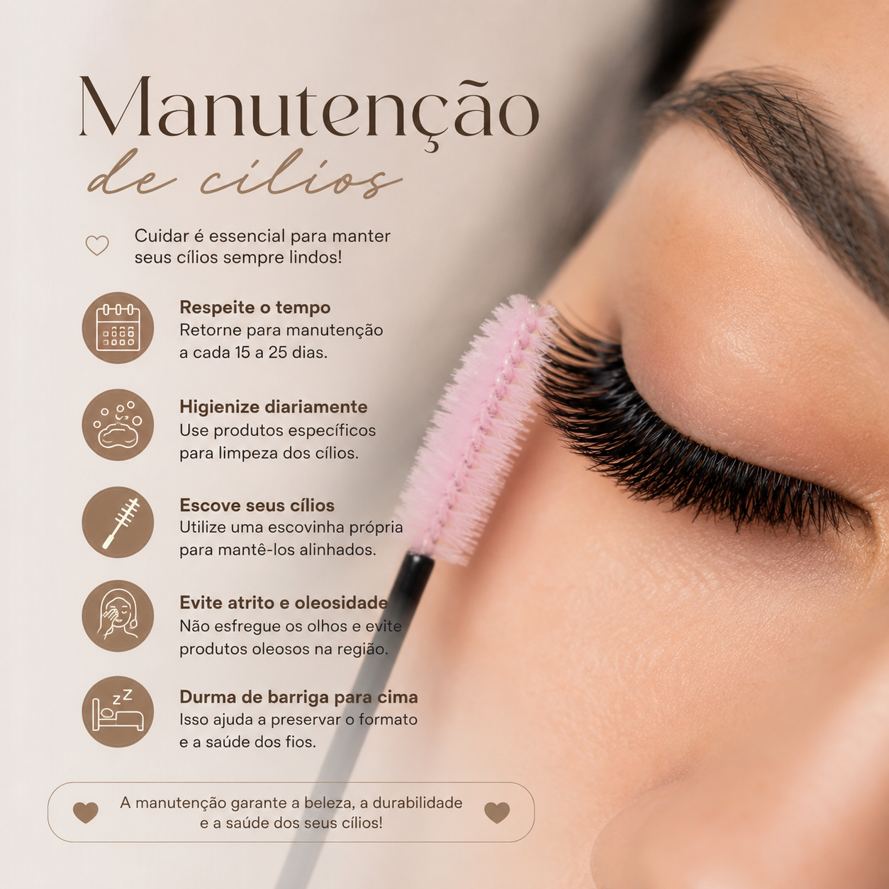 Manutenção Volume Egípcio (Marrom)